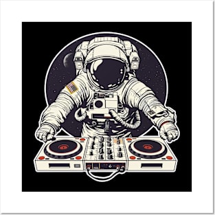 Astronaut DJ Posters and Art